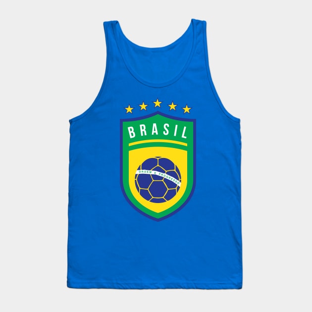 Brazil Football Tank Top by fimbis